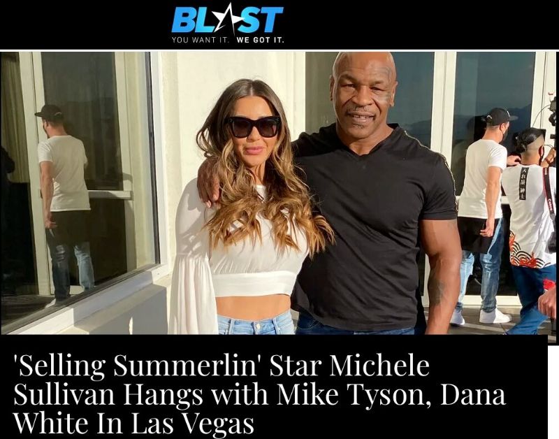 Michele Sullivan and Mike Tyson